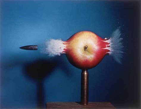 Bullet Through Apple By Harold Doc Edgerton 1964 This Startling