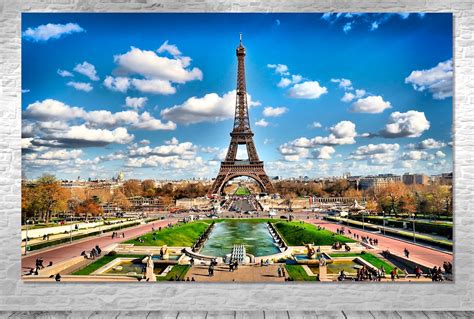 The eiffel tower summit is the highest floor accessible by visitors. Painel Paris Torre Eiffel - Frete Grátis no Elo7 | ONE ...