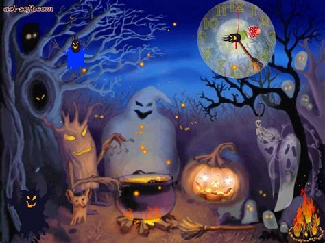 Halloween Desktop 3d Wallpapers Wallpaper Cave