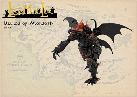 Lego Moc Balrog Of Morgoth By Legomocloc Rebrickable Build With Lego