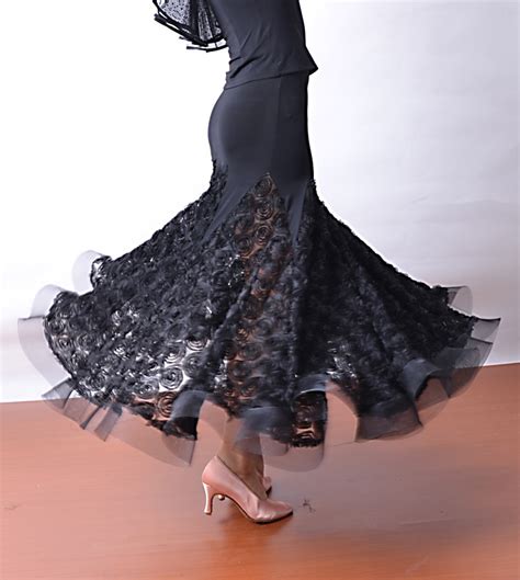 black flamenco ballroom dance dress skirts flamenco skirts latin salsa flamenco ballroom dance