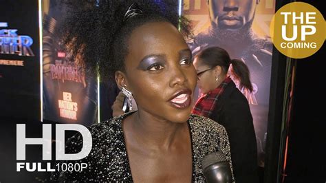 Lupita Nyong O Interview Black Panther Premiere In London Youtube