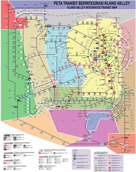 Download as pdf or read online from scribd. Klang Valley Integrated Transit Maps - Page 8 - SkyscraperCity