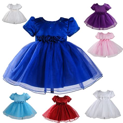 Robe De Soirée Bébé Fille 6 9 Mois à 2 3 Ans 888 Uk