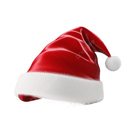 Santa Christmas Hat Clip Art Side View White Background Santa