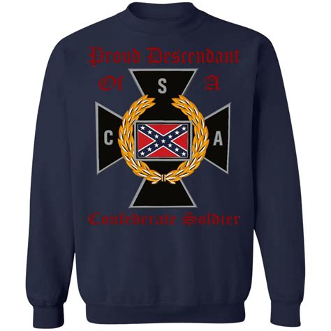 Proud Descendant Of A Confederate Soldier Shirt Allbluetees Online