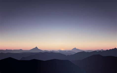 Horizon Mountains Sunrise Sky Wallpaper Summit 3840x2400