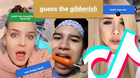 funny tik tok guess the gibberish compilation u need to watch 😃😍 youtube