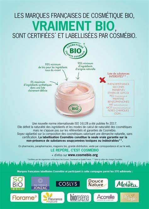 Dix marques cosmétiques en campagne pour... - Produits Biologiques | Aliments bio, Bio, Cosmetique
