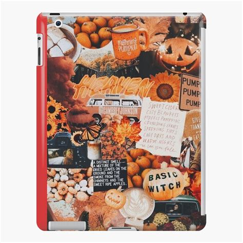 Fall Aesthetic Collage IPad Case Skin For Sale By Persianezhad