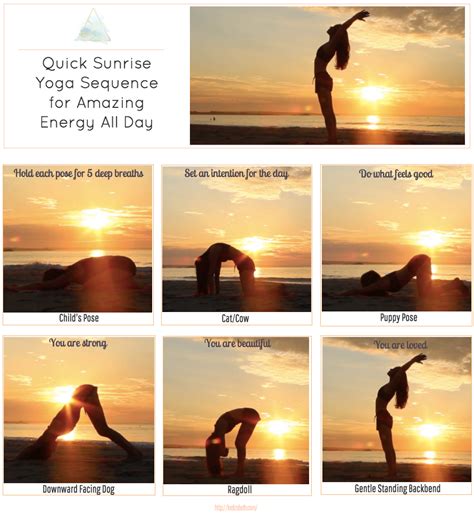Quick Sunrise Yoga Sequence For Amazing Energy All Day Sunrise Yoga