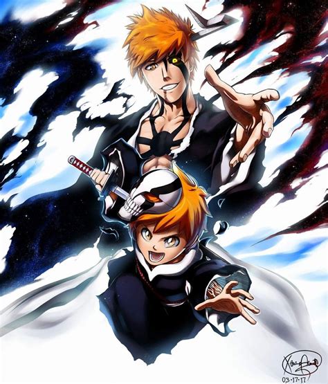 Ichigo And His Son Manga Anime Manga Art Anime Art Bleach Fanart Bleach Manga Bleach