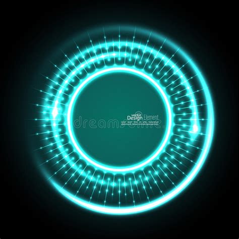 Abstract Techno Background Stock Vector Illustration Of Glint
