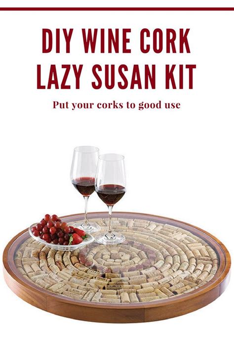 Be sure to bookmark this for mum's birthday too. Put all your corks to good use with this do-it-yourself Lazy Susan kit. This is the perfect ...