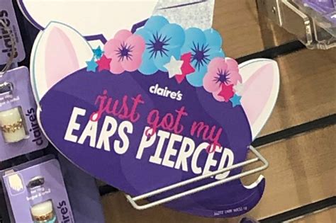 Mums Shock To Be Charged £68 For Claires Accessories Ear Piercing