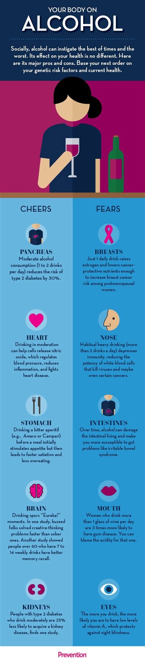 Infographic Shows How Alcohol Affects The Body Oversixty