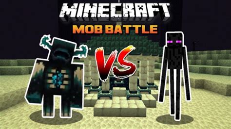 Minecraft Warden Vs Endermen Mob Battles Youtube