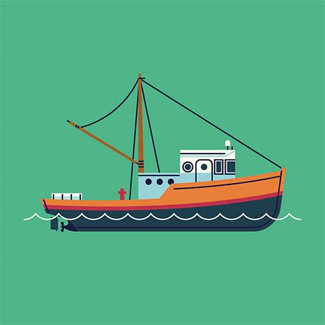 Best Fishing Boat Illustrations Royalty Free Vector Graphics And Clip