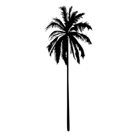 Silueta de isla de palmeras. Hetero de pie silueta palmera - Descargar PNG/SVG transparente