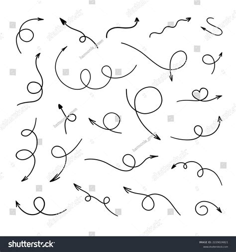 Whimsical Arrows Clipart Crooked
