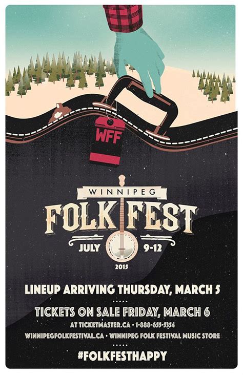 Winnipeg Folk Festival Posters On Behance Folk Festival Festival