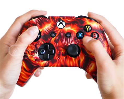 Red Skulls Proflex Xbox One Silicone Controller Skin Cover Case