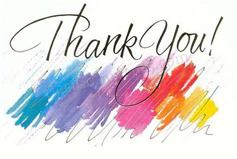 Colorful Thank You Graphic
