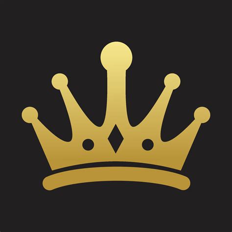 Gold King Crown Logo Vector Design 9225644 Vector Art At Vecteezy