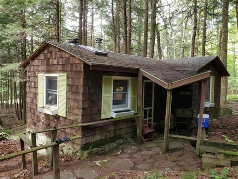 350 Sq Ft Tiny Off Grid Cabin On 23 Acres Of Land In Masonville Ny