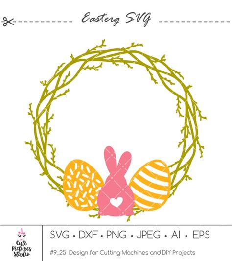 3D Easter Wreath Svg - 104+ SVG Design FIle