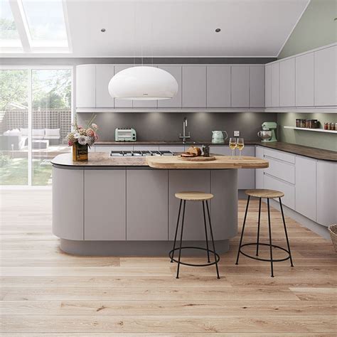Browse our range of kitchen worktops online at ikea, including oak worktops and wooden worktops. Magnet Luna matt light grey kitchen | Luna Cashmere ...