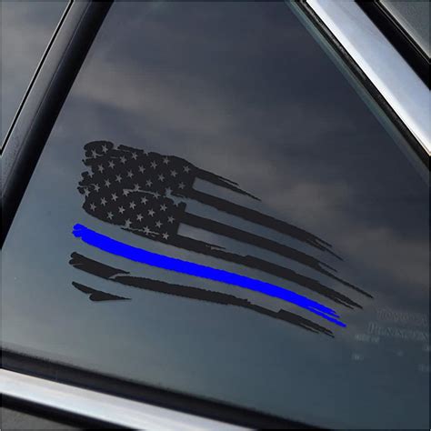 Thin Blue Line Stickers For Car