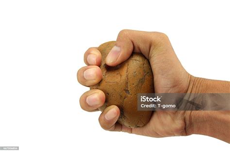 Hand Holding Stone Stock Photo Download Image Now Rock Object