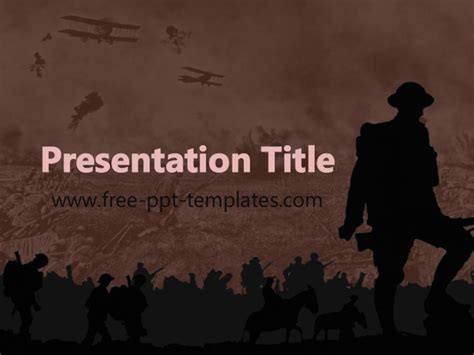 Powerpoint Template Free War