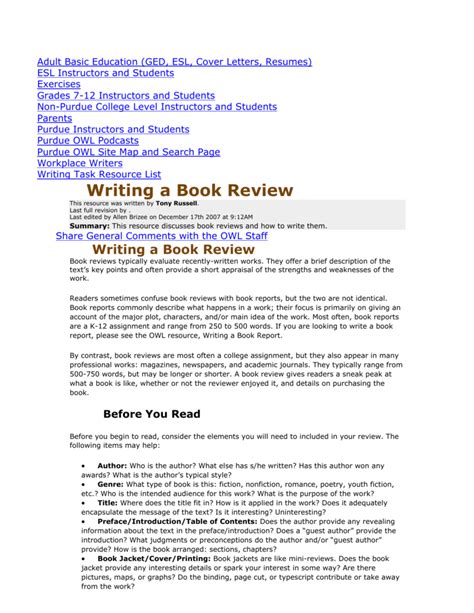 Owl Purdue Apa Literature Review Sample Apa Literature Review By The