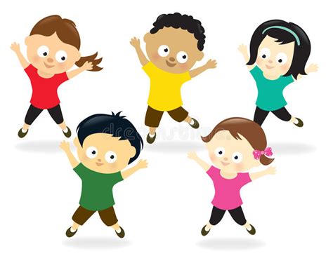 Check spelling or type a new query. Kids doing Jumping Jacks stock vector. Illustration of ...