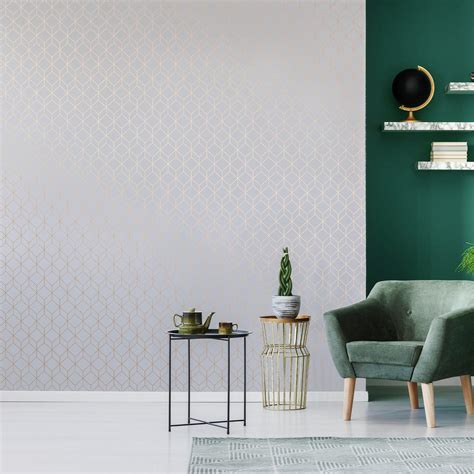 Superfresco Easy 52cm X 10m Grey Myrtle Geo Wallpaper Bunnings Australia