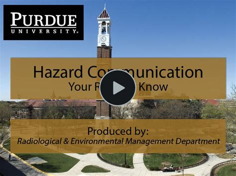Hazard Communication Awareness Training Radiological And