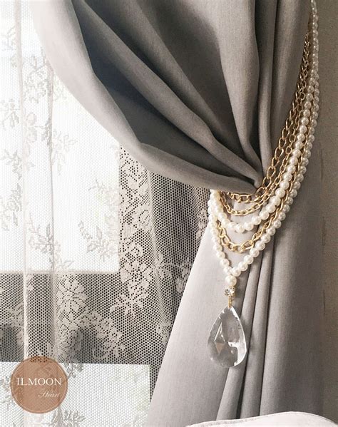 Luxury Drapery Elegant Tie Back Curtain Tie Backs Hold Etsy