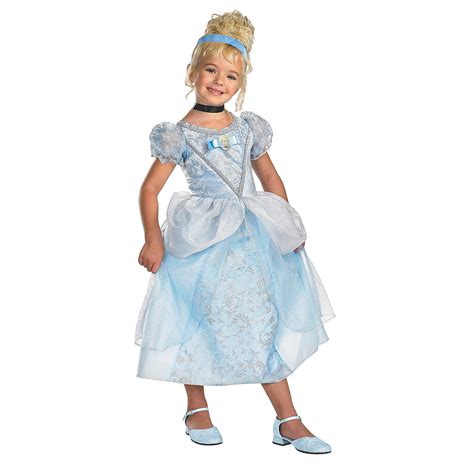 Disguise Girls Disney Cinderella Deluxe Costume Size 7 8