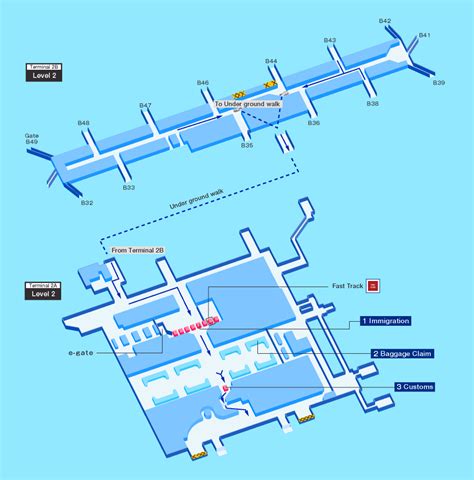 Departure Heathrow Terminal 5 Map