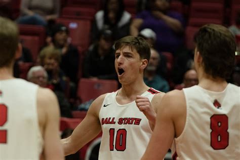Ball State Mens Volleyball Sweeps Mckendree The Daily News