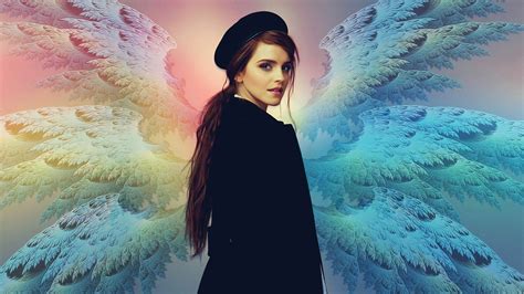 Emma Watson Wings Harry Potter Hermione Granger Wallpapers Hd