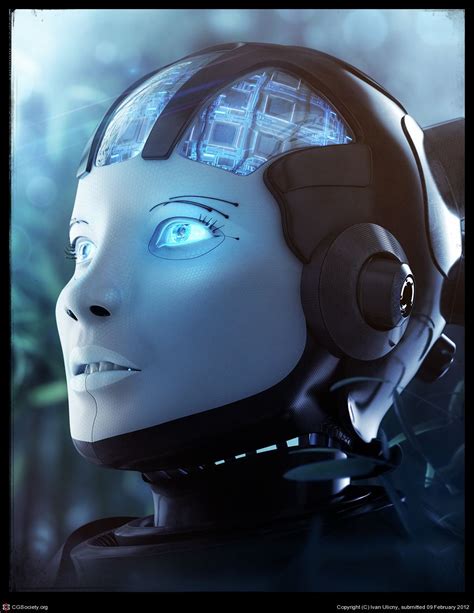 Female Android By Ivan Ulicny Futuristic Robot Futuristic Art Retro