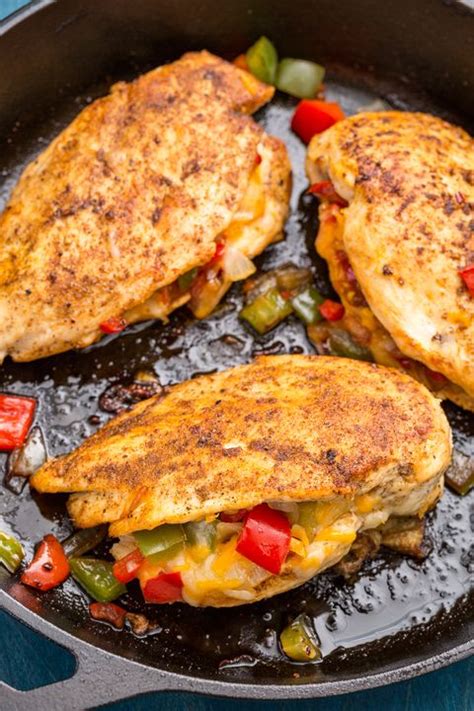 Easy baked chicken breast recipes with top quick chicken breast recipe, baked by millions, get this chicken recipe and more here. Best Cajun-Stuffed Chicken - Cajun-Stuffed Chicken Recipe