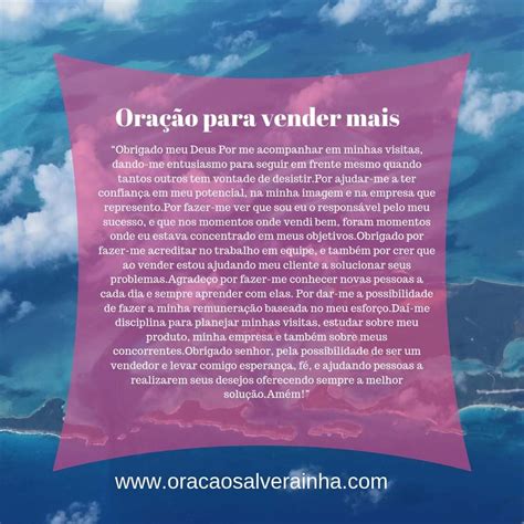 Oração Do Vendedor Para Vender Muito