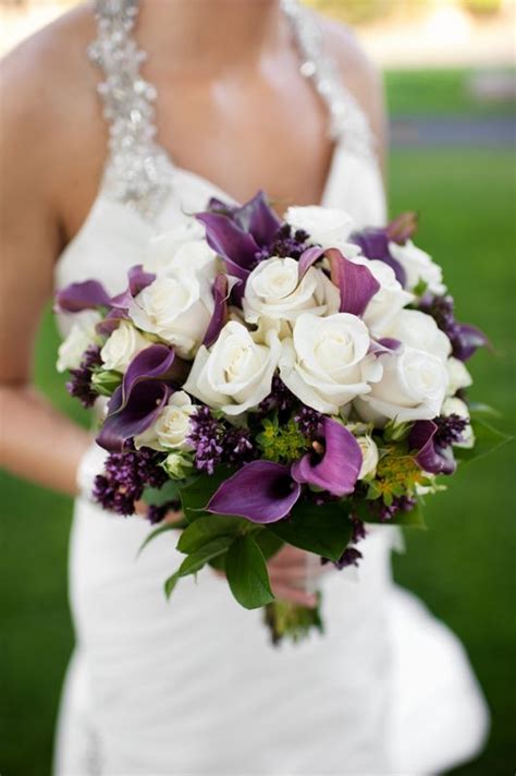 Create truly elegant bouquets and centerpieces with rich purple florals. 25 Stunning Wedding Bouquets - Best of 2012 - Belle The ...