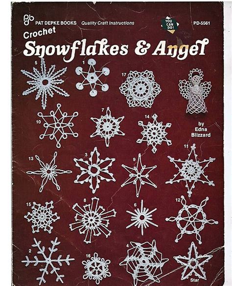 Snowflakes And Angels Crochet Christmas Pattern Pat Depke Books