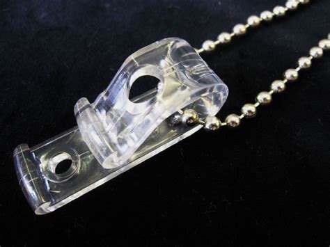 Valance clips for blinds, 20 pieces blind clips 2.1 inch hidden clear plastic window blind parts/accessories for wood blinds. 2 Clear roller blind chain cord safety guides clips Child ...
