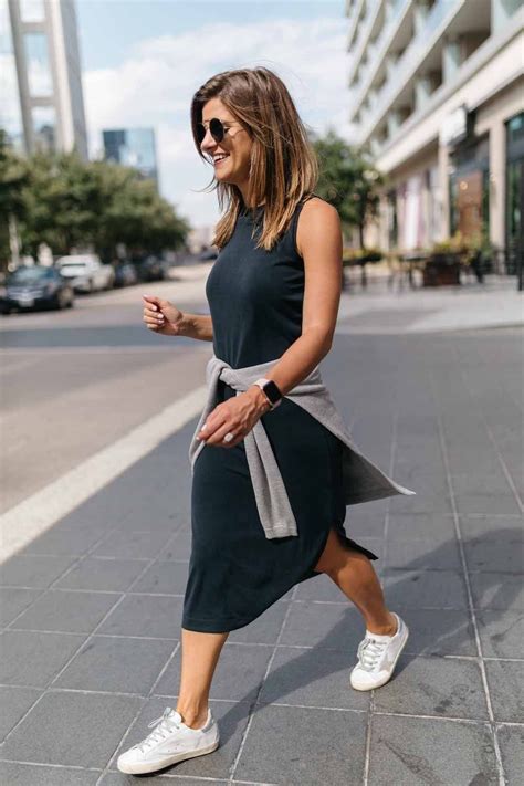 How To Style A Midi Dress With Sneakers Brightontheday 1000 Dress